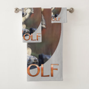 Wolf Lovers Bath Towel Set