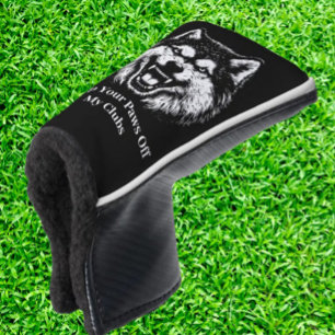 wolf Loving Dad Golf Head Cover