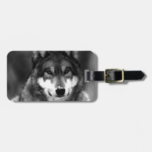 Wolf Luggage Tag