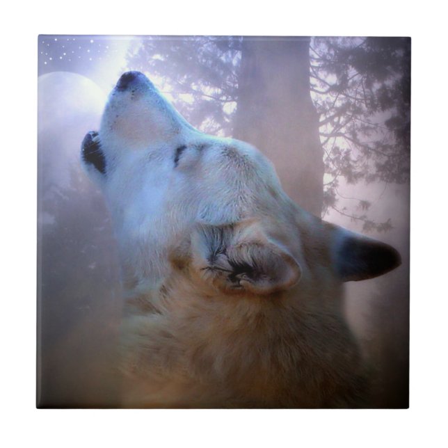 Wolf Magic Art Tile (Front)