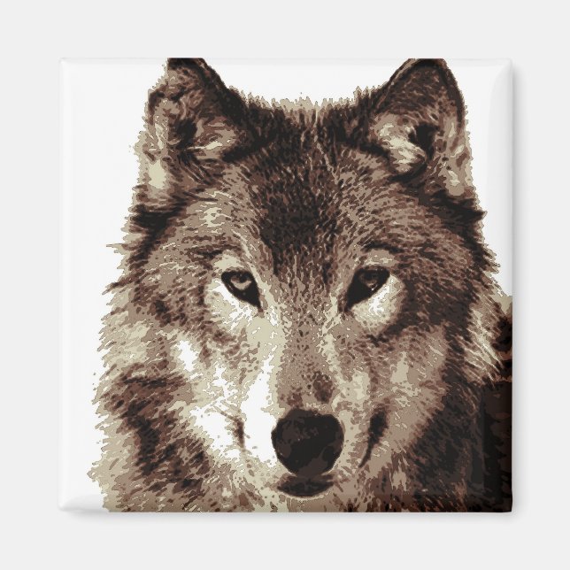 Wolf Magnet (Front)