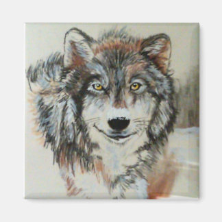 Wolf Magnet - Art original