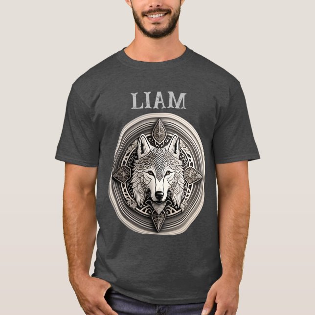 Wolf Mandala T-Shirt (Front)