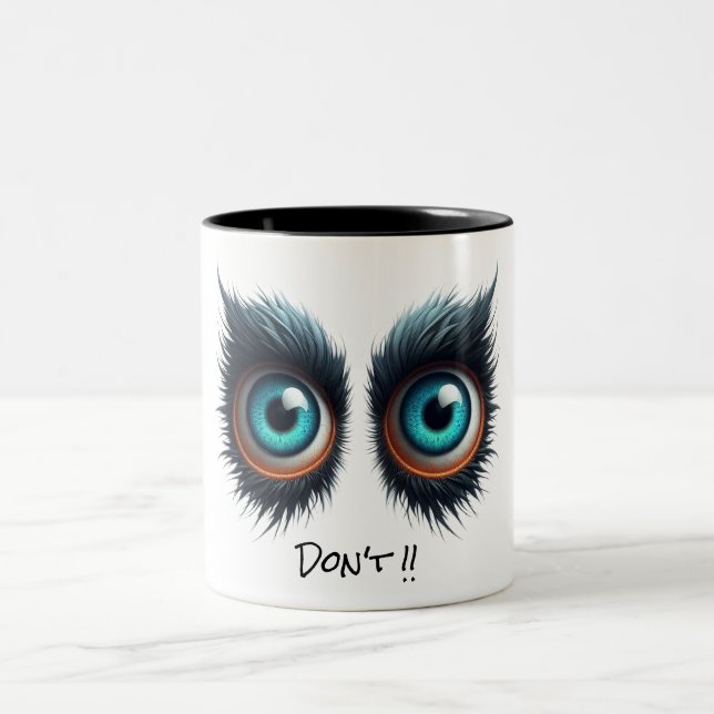 Wolf Monster Eyes – Customize Mug (Center)
