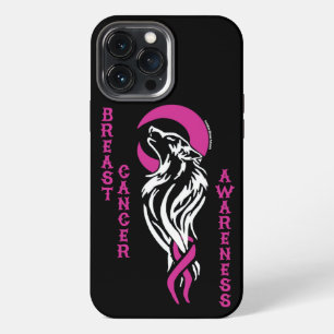 Wolf/Moon...Breast Cancer iPhone 13 Pro Max Case