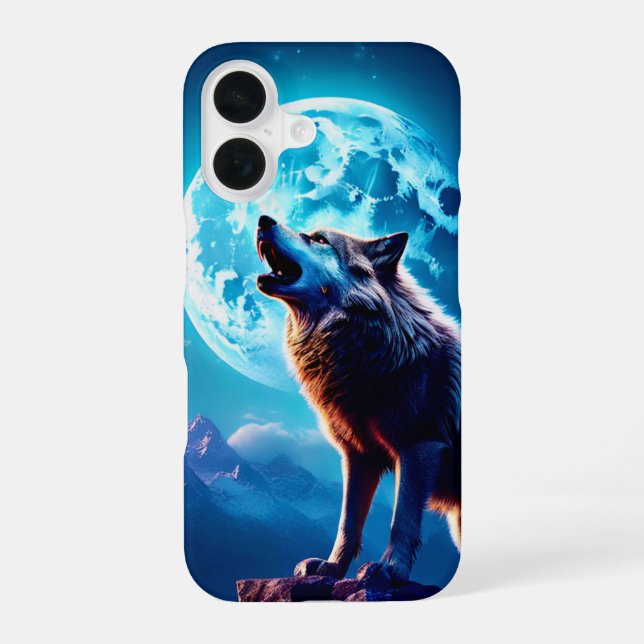 WOLF MOON IPHONE CASE (Back)