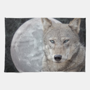 Wolf Moon Kitchen Towel