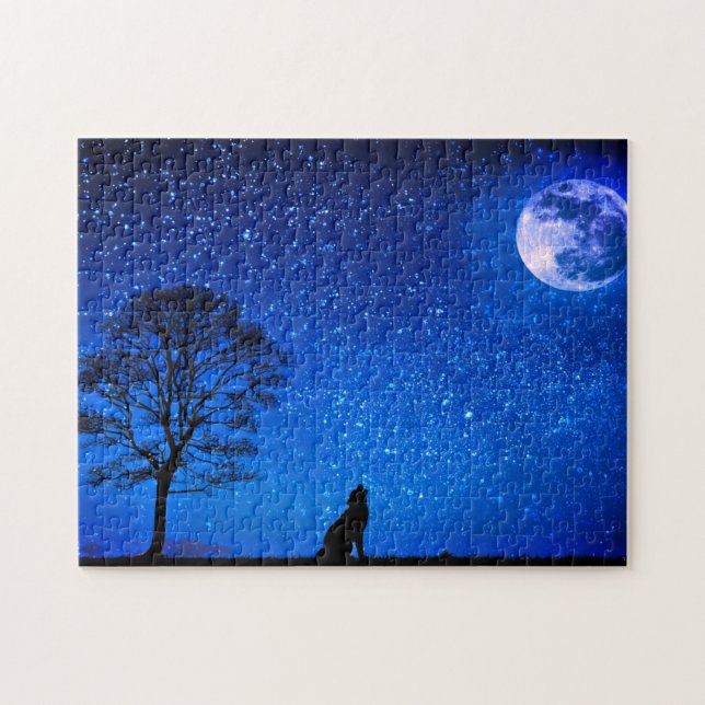 Wolf Moon Puzzle (Horizontal)