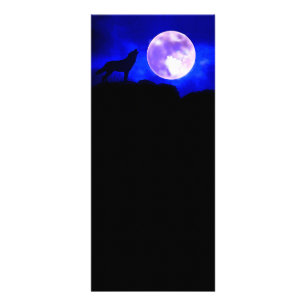 Wolf & Moon Rack Card