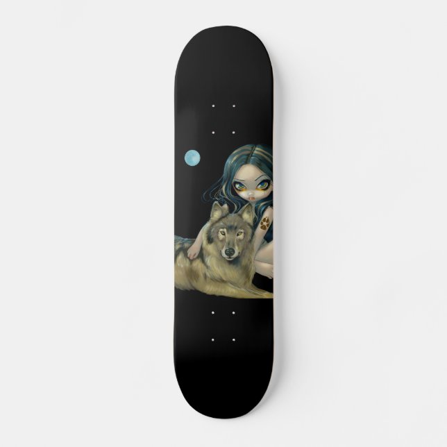 Wolf Moon Skateboard (Front)