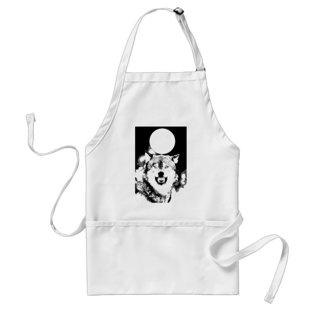 Wolf & Moon Standard Apron (Front)