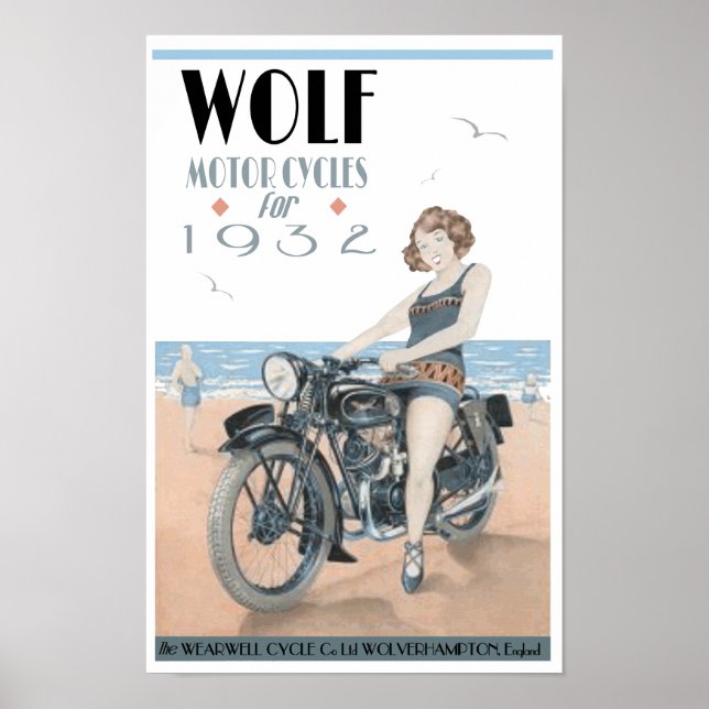 Wolf Motorcycles Poster (Front)
