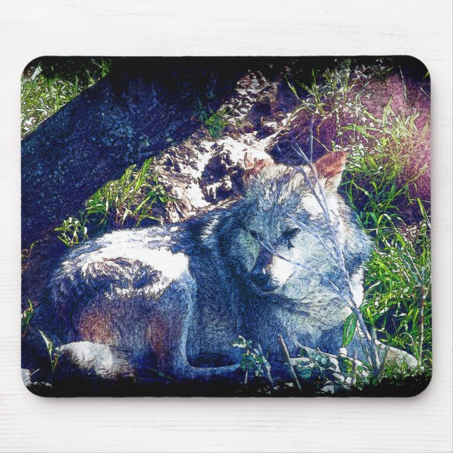 Wolf Mouse Pad (Front)