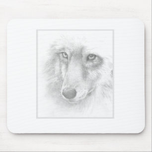 Wolf mouse pad