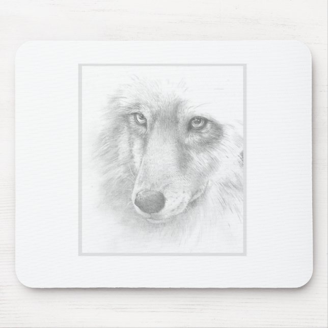 Wolf mouse pad (Front)