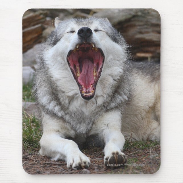 Wolf Mouse Pad (Front)