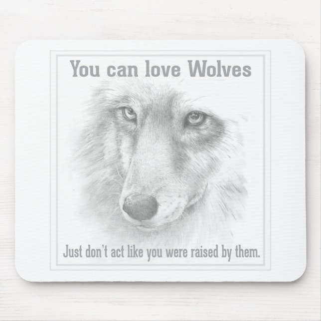 Wolf mousepad (Front)