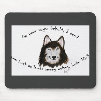 Wolf Mousepad religious