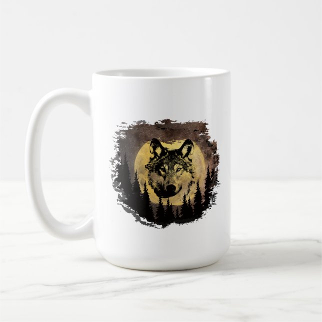 Wolf Mug (Left)