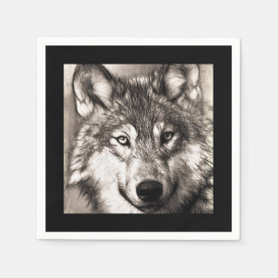 Wolf Napkin