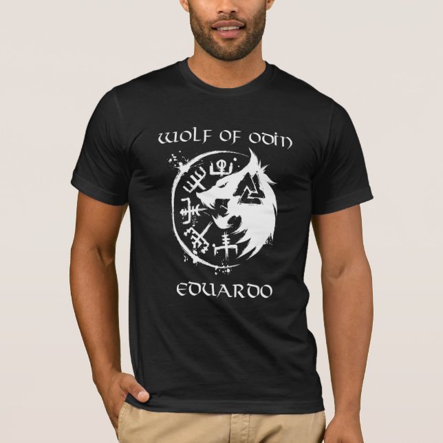 Wolf Of Odin Eduardo  Personalized T-Shirt (Front)