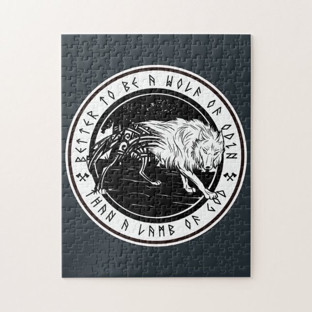 Wolf Of Odin Jigsaw Puzzle (Vertical)