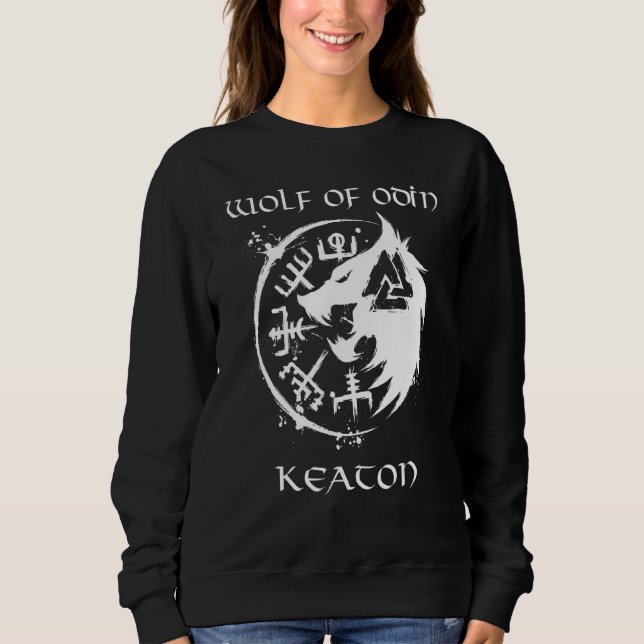 Wolf Of Odin Keaton  Personalized Sweatshirt (Front)