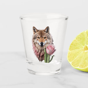 Wolf One Shot Glass