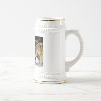 Wolf pack beer stien stein