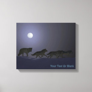 Wolf Pack Canvas Print