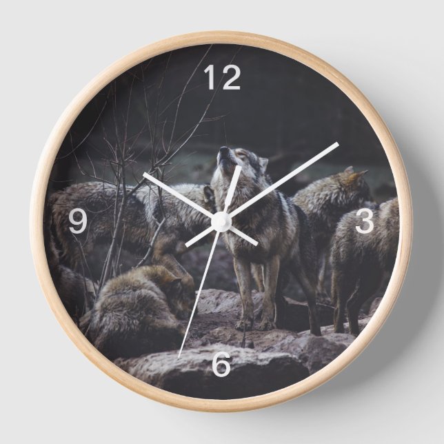 Wolf Pack Clock (Front)