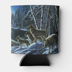 Wolf Pack Family Can Coolers