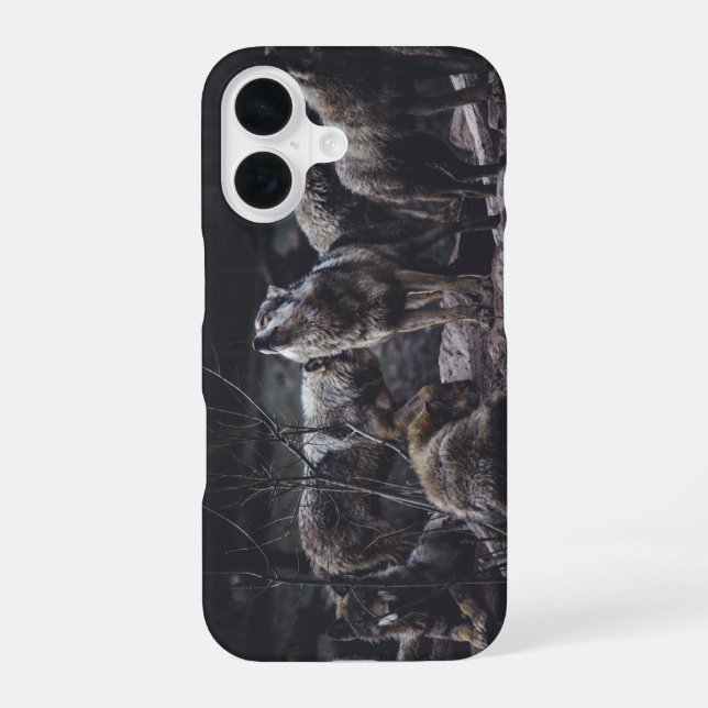 Wolf Pack iPhone 16 Case (Back)