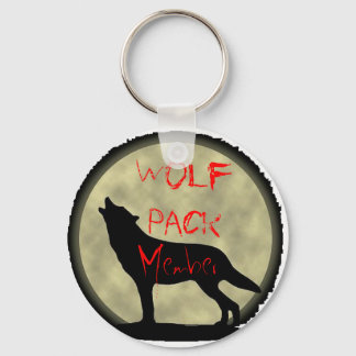 Wolf Pack Member Keychain