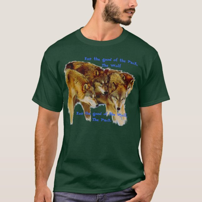 Wolf Pack Motto T-Shirt (Front)
