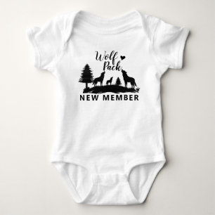 Wolf Pack New Member Baby Bodysuit