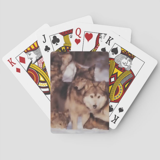 Wolf Pack Playing Cards (Back)