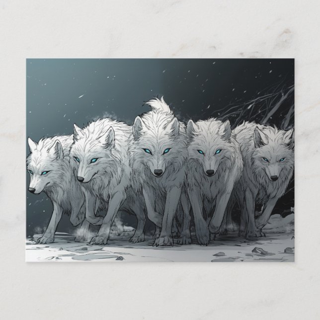 Wolf Pack  Postcard (Front)
