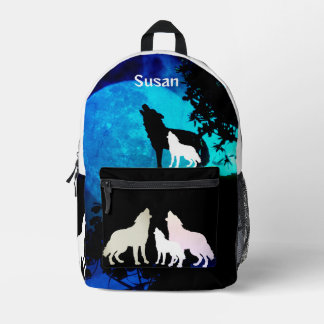 Wolf pack Print Cut Sew Bag