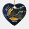 Wolf Pair and Full Moon     Ceramic Ornament