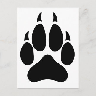 Wolf Paw Postcard