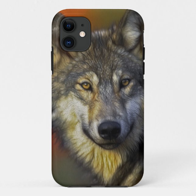 Wolf Photographic Art Spirit Guide Animal Love  Case-Mate iPhone Case (Back)