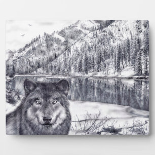 Wolf Plaque