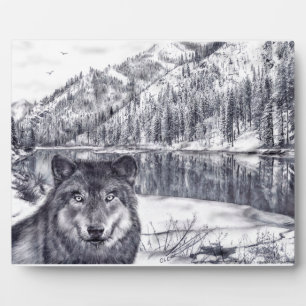 Wolf Plaque