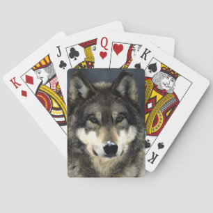 Wolf Playing Cards