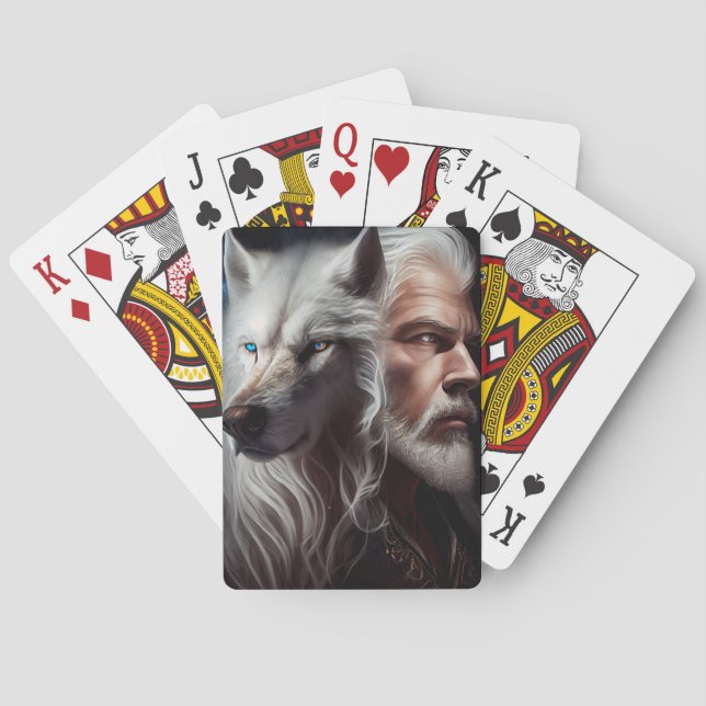 Wolf Playing Cards  (Back)