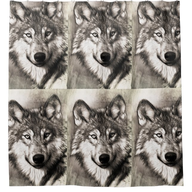 Wolf portrait (Front)