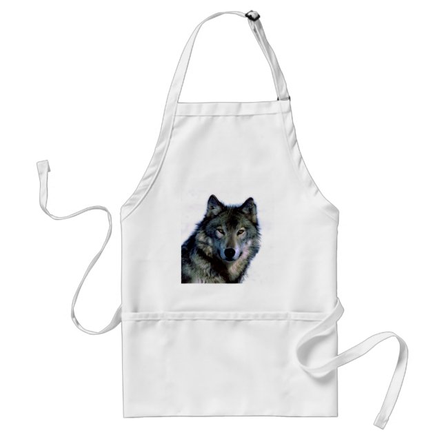 Wolf Portrait Standard Apron (Front)
