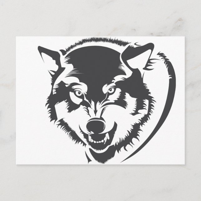 Wolf Postcard (Front)