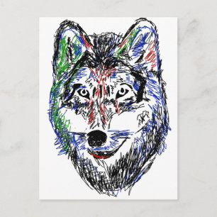 Wolf Postcard